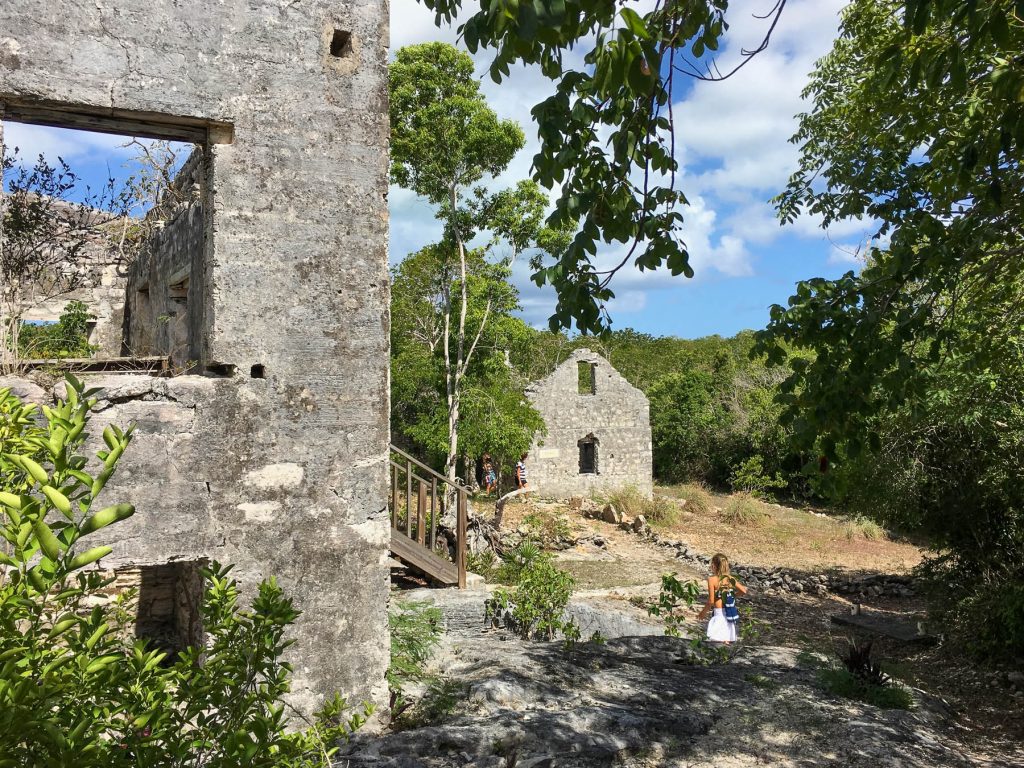 Wides Green Plantation, Heritage site in the Jungle, North Caicos